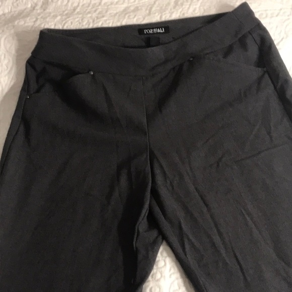 Roz and Ali Dark Grey Dress Pants - Picture 1 of 4